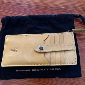 Frye Melissa Snap Wallet in Yellow.